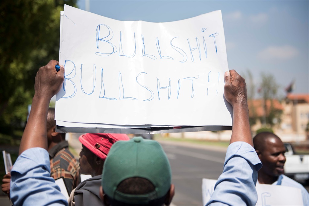 Activist organisations say exorbitant fees for "permission" to protest deny South Africans' their constitutional right. Photo: Alet Pretorius/Gallo Images