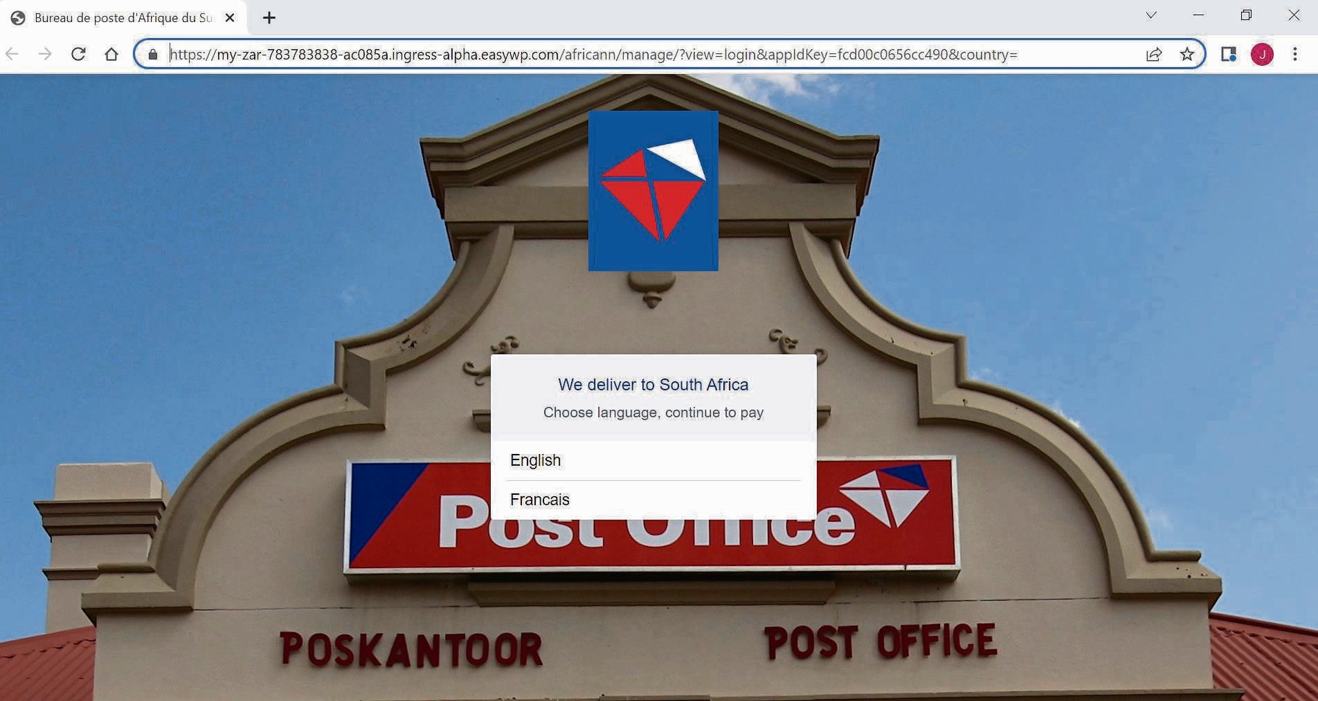 The post office has warned users of another scam. FOTO: 