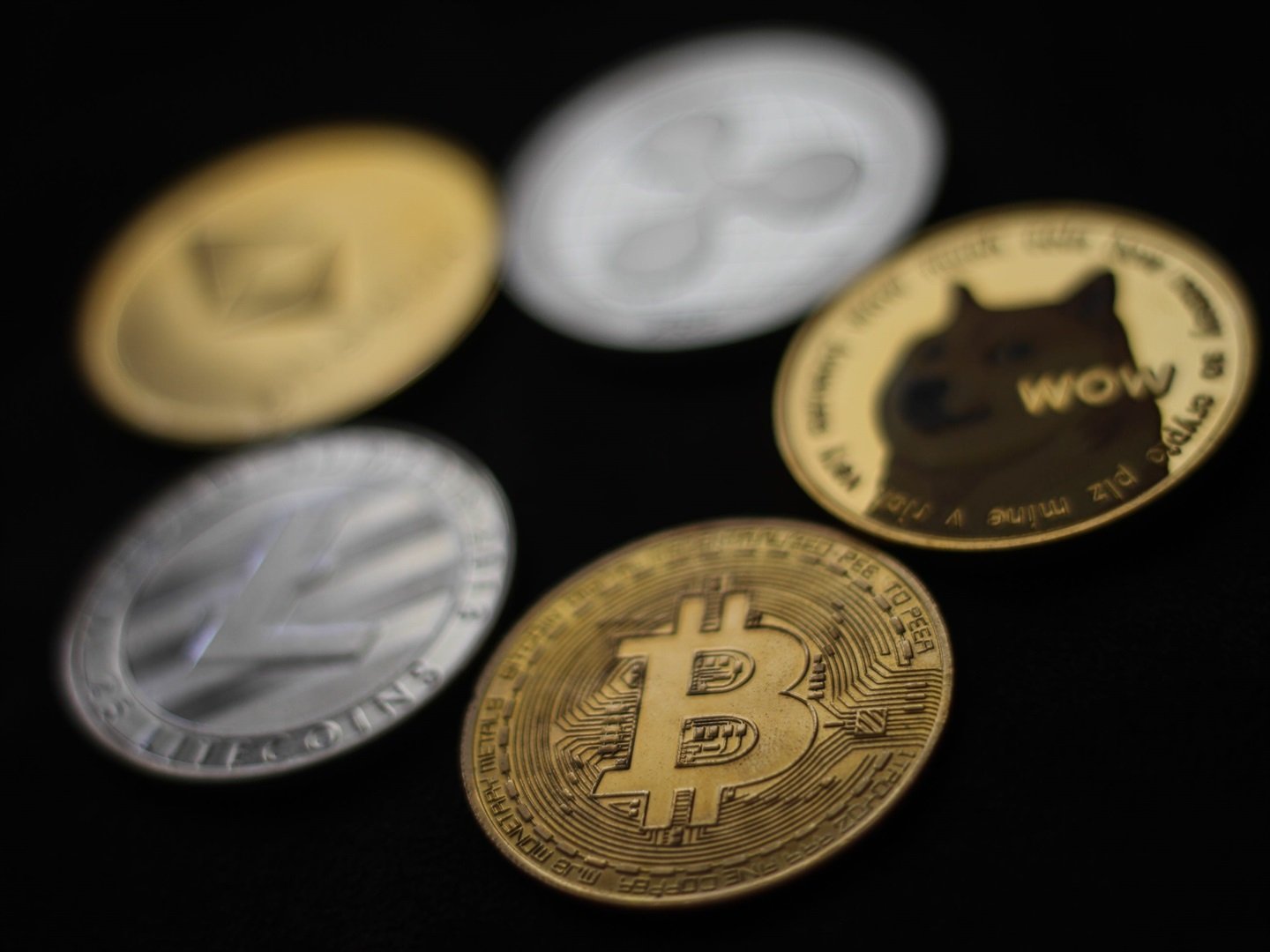 Crypto coins.