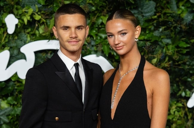 Romeo Beckham and his girlfriend, Mia Regan, made their red-carpet debut at the 2021 British Fashion Awards. (PHOTO: Getty Images/ Gallo Images)