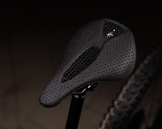 This 3D printed matrix structure looks cool. And works wonders for ride comfort. (Photo: Specialized) 