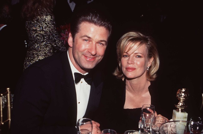 Alec and Kim pictured together at the 1998 Golden 