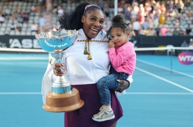 Serena Williams says her only child, daughter Alexis Olympia Ohanian Jr, has the potential to become a great tennis player, though at this stage the four-year-old is more interested in princesses. (PHOTO: Getty Images)