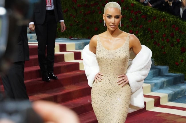 Kim Kardashian wowed at this year's Met Gala in this iconic gown once worn by Marilyn Monroe. (PHOTO: Gallo Images / Getty Images)