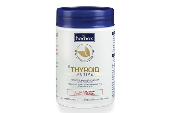 Herbex Thyroid Active-tablette bevat Fucus vesicul