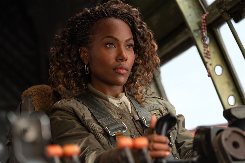 DeWanda Wise as Kayla Watts in Jurassic World Dominion, co-written and directed by Colin Trevorrow. (Photo: Universal Studios and Amblin Entertainment.)
