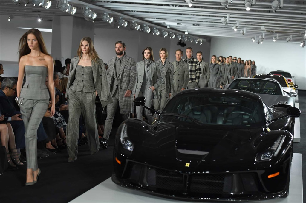 Ralph Lauren's garage used for fashion show (Getty Images)