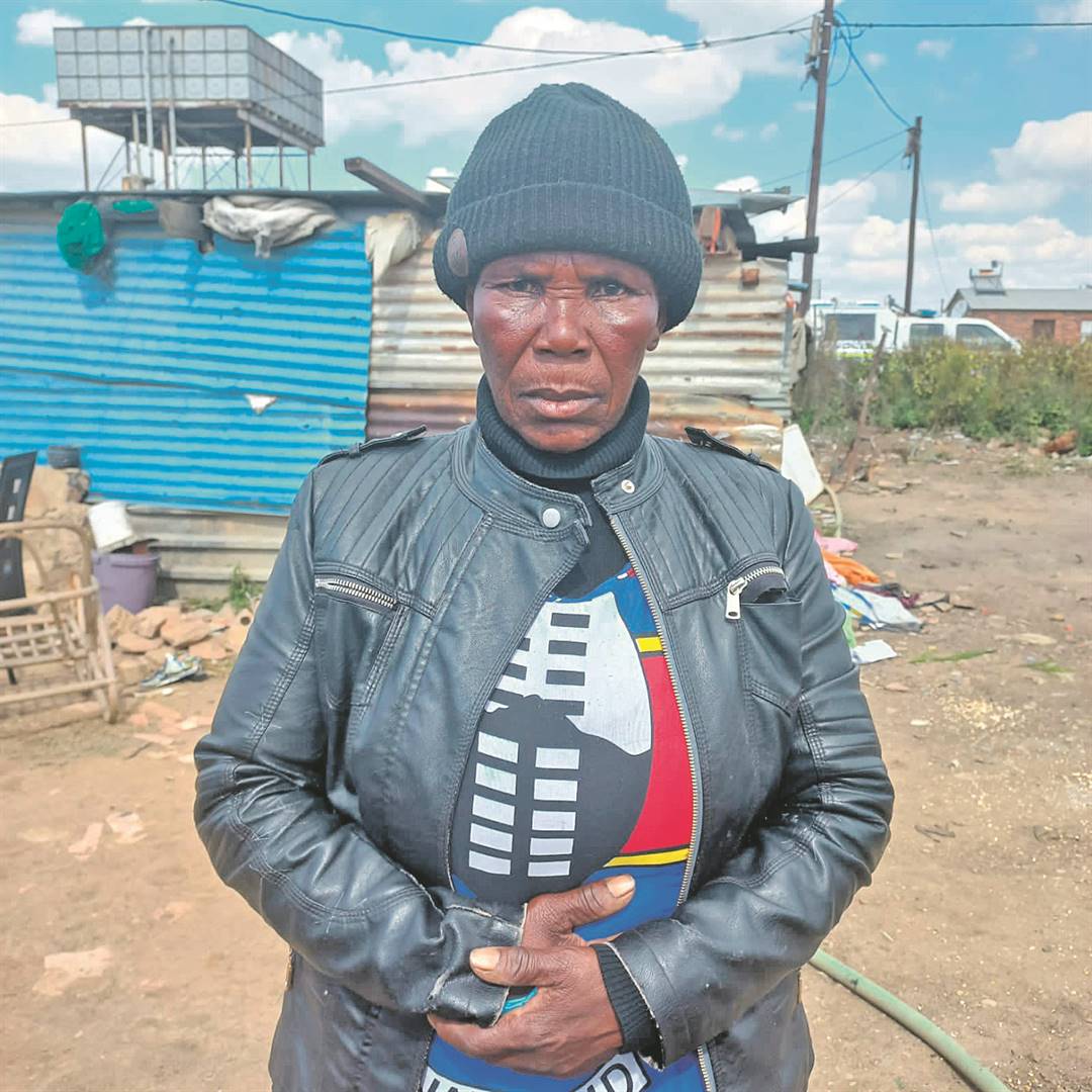 Gogo Mavis Khumalo believes her family is in need of counselling after spending two days with a corpse.               Photo by   Bongani Mthimunye 