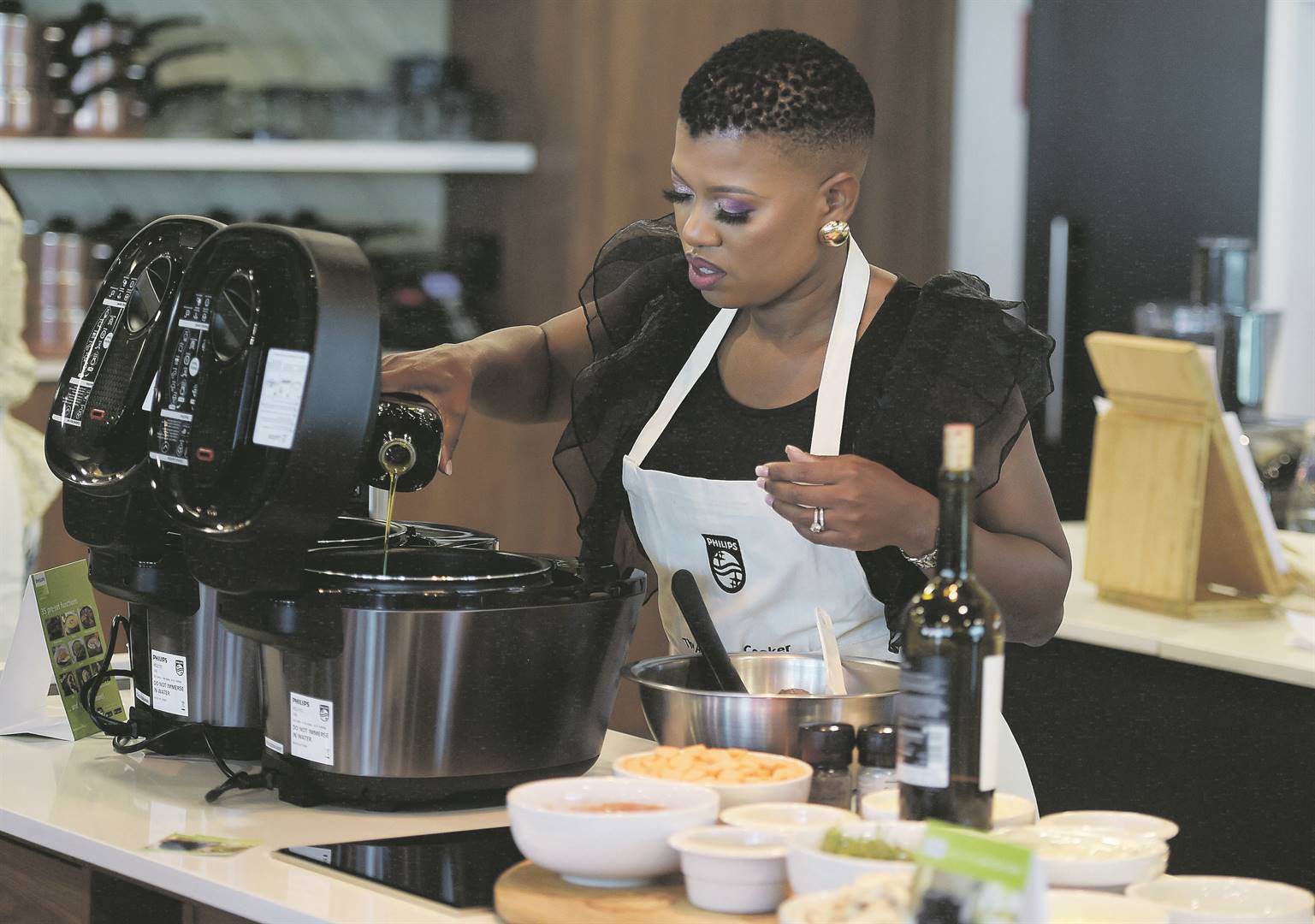 Chef Zanele van Zyl, who will going back to basics in her new cookbook. 