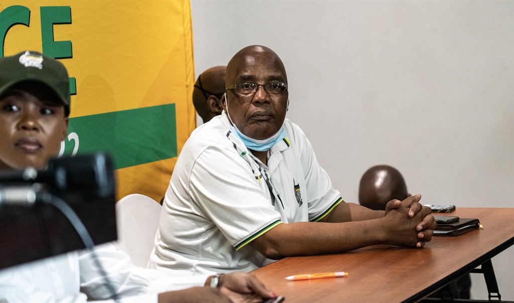 Aaron Motsoaledi, ANC Convener of the NEC deployees in Eastern Cape during a media briefing ahead of the provincial conference on 06 May 2022. (Kayleen Morgan, News24)