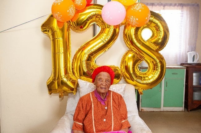 Johanna Mazibuko, who is from Klerksdorp, recently celebrated her 128th birthday. (PHOTO: Papi Morake)