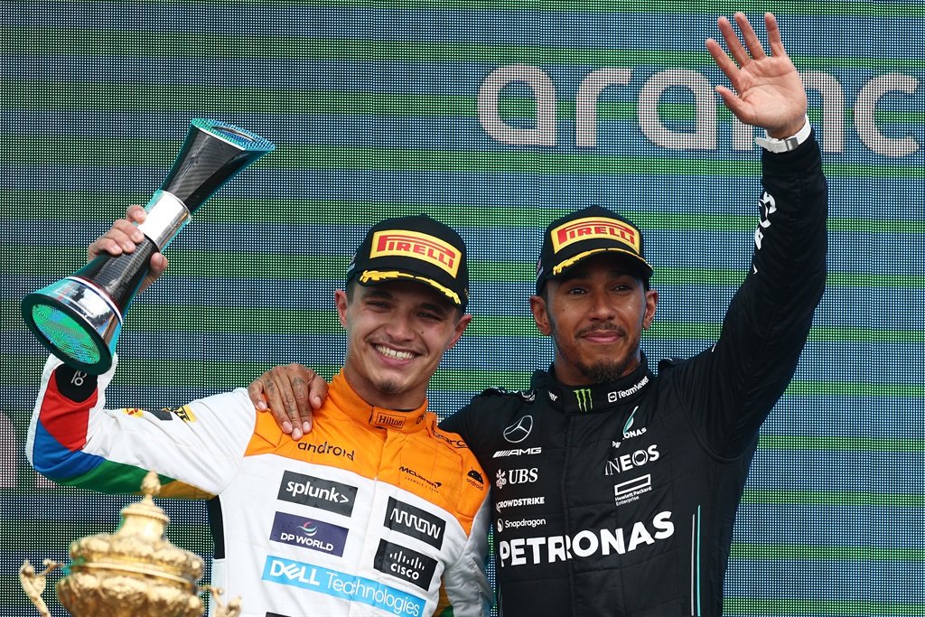 Lewis Hamilton heaps praise on ‘family’ McLaren after special day at Silverstone | Sport