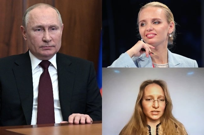 Not much is known about the children of Russian president Vladimir Putin, including his two adult daughters, Mariya Vorontsova (TOP) and Katerina Tikhonova. (PHOTO: Gallo Images/ Getty Images)