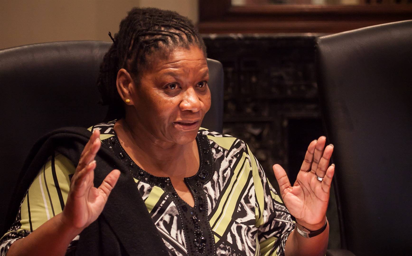 Defence Minister Thandi Modise. (Deon Raath/Gallo Images / City Press)