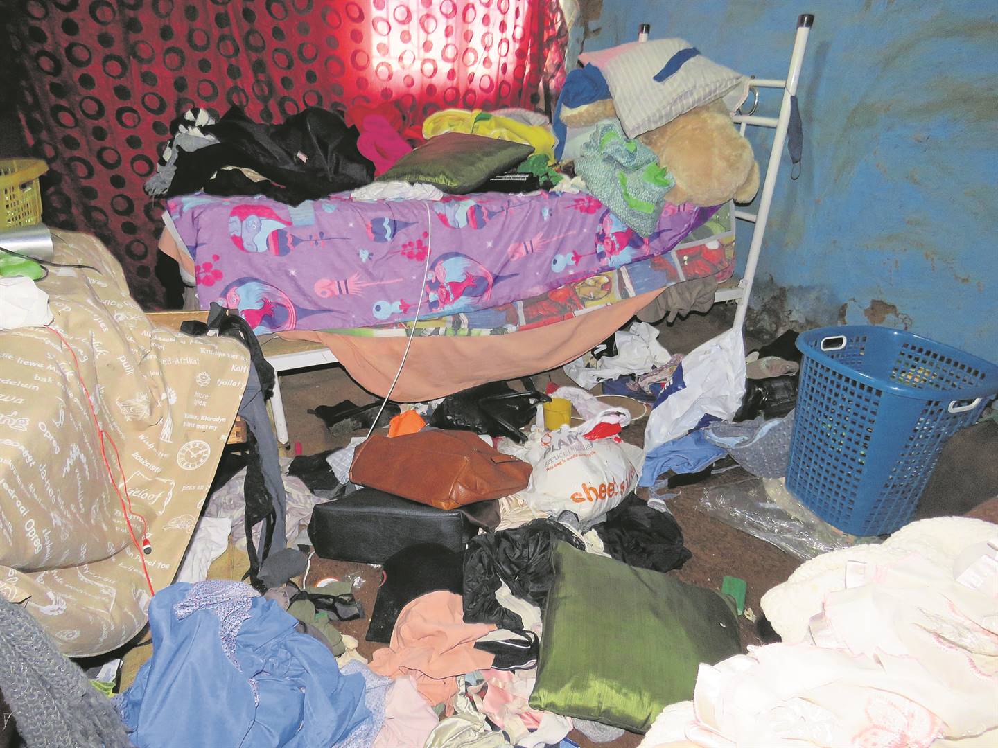 Robbers told a woman to cover herself in blankets as they ransacked her house for valuables.    Photo by        Ntebatse Masipa