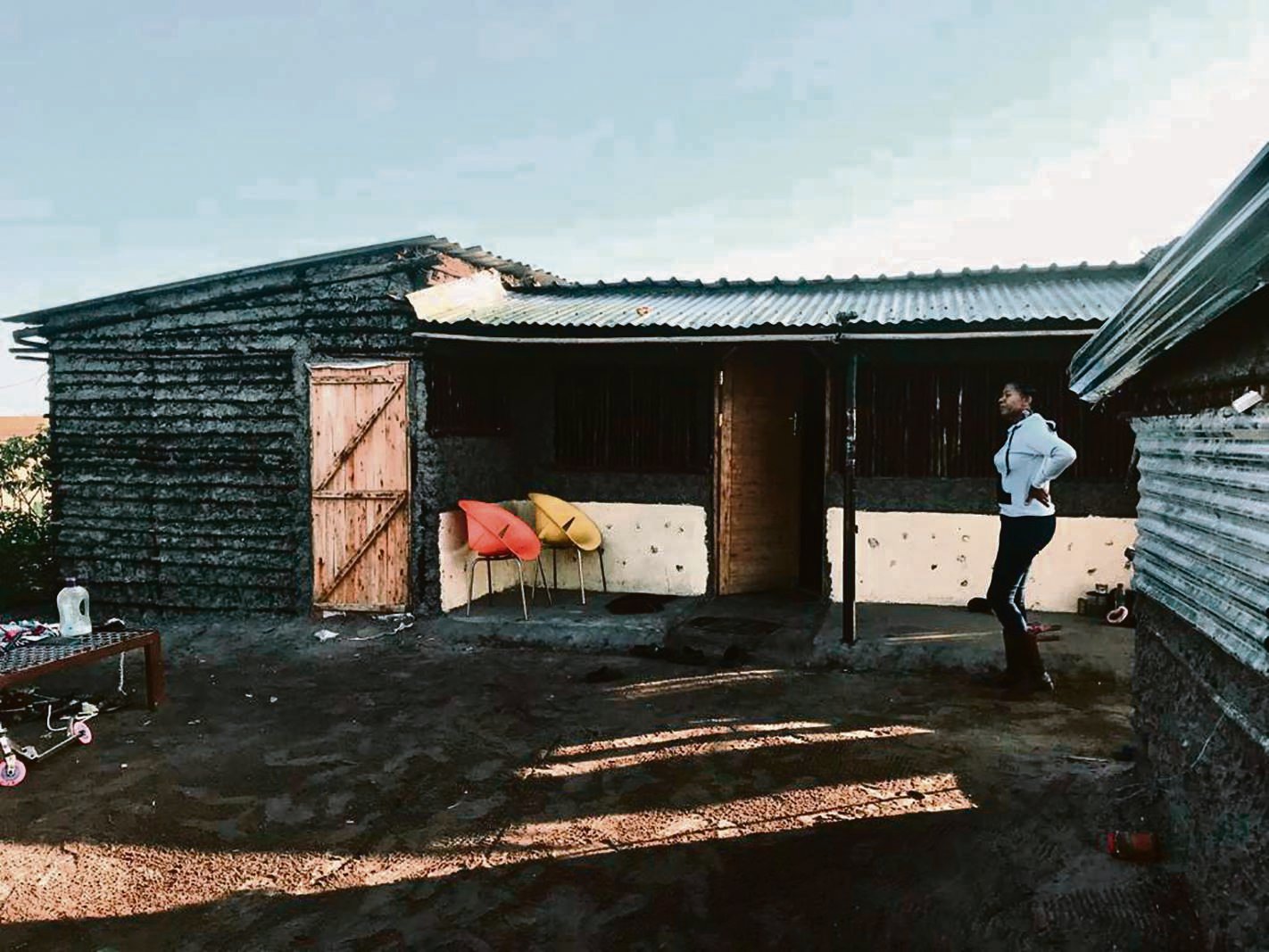 The creation: ‘The houses are warm in winter and cool in summer. To some, these kinds of houses may resemble poverty, but the reality is, these are the kinds of houses we need,’ said Mondlane. Photo: Supplied