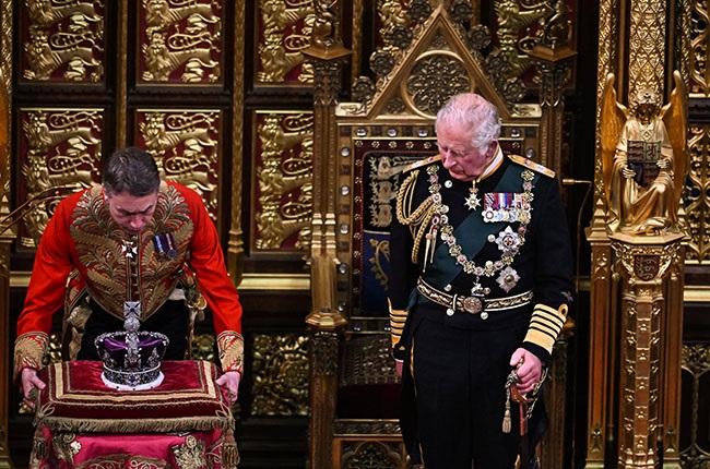 Prince Charles, Prince of Wales looks at The Imper