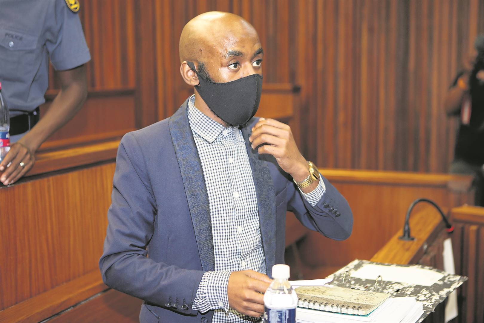 The court heard Ntuthuko Shoba had his girlfriend Tshegofatso Pule murdered in 2020 so his wife wouldn’t find out about her pregnancy.    (Photo by Gallo Images/                              Papi Morake)