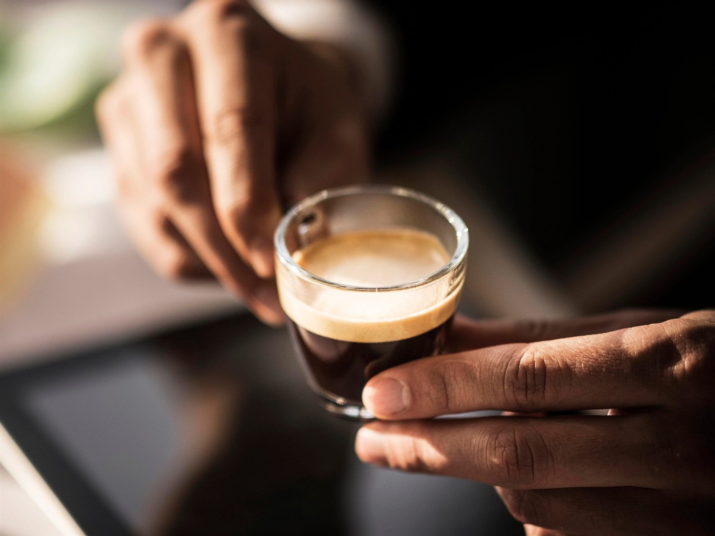 The health benefits may be linked to caffeine, with a group of German researchers finding that about four shots of espresso might be an ideal amount to consume. Getty Images