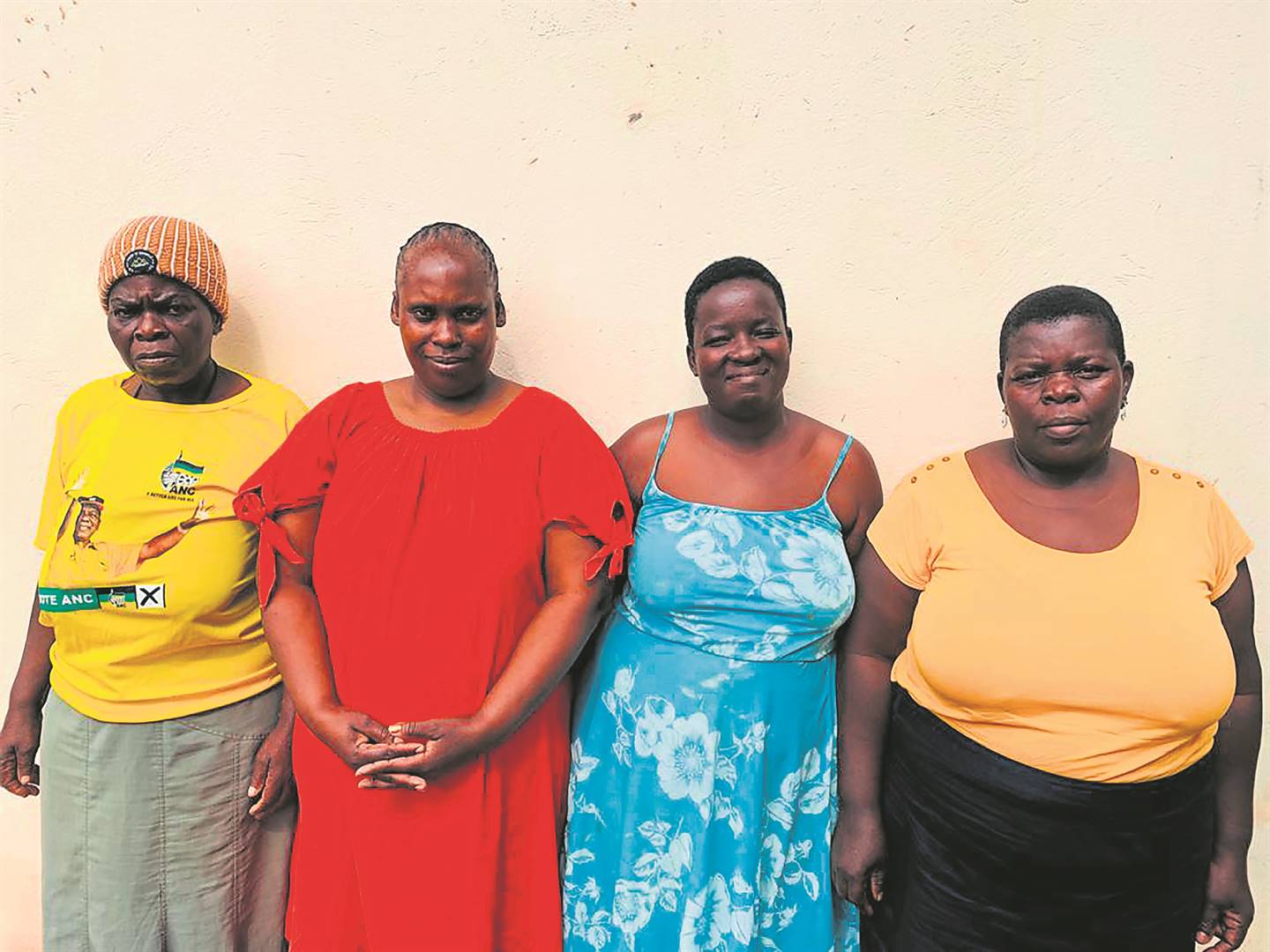From left: Elisah Phalanndwa, Lukhwareni Betty, Tshilidzi Tshivhase and Alugumi Mudzanani are trying to raise funds to appeal the sentencing of the CPF members who were bust for kidnapping and murder.