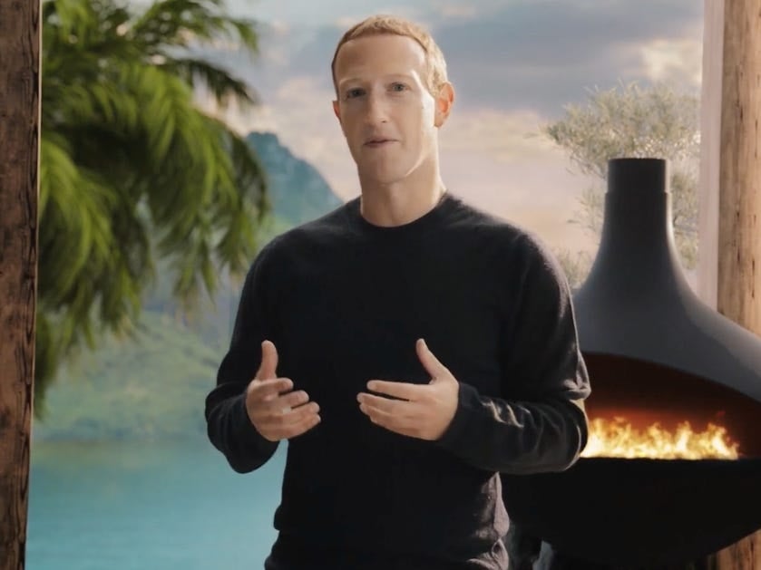 Mark Zuckerberg publicó un video que muestra Cambria, el próximo auricular VR de Meta, pero un auricular pixelado