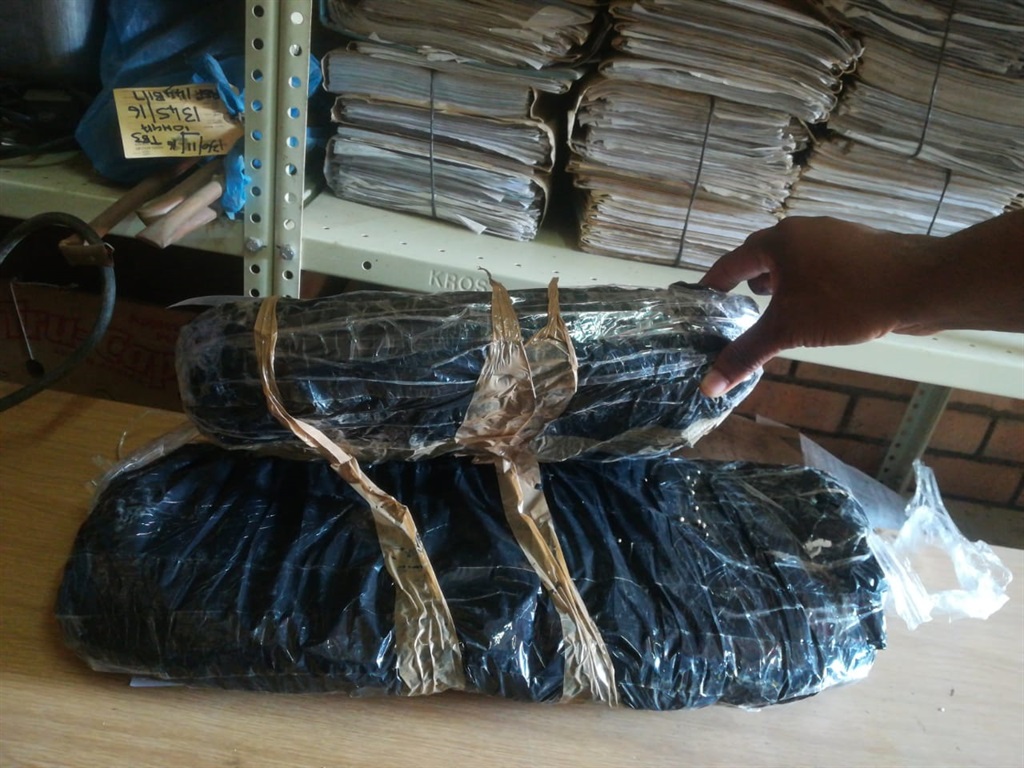 An 82-year-old Mpumalanga pensioner was arrested after police allegedly found that she had wrapped dagga around her body.