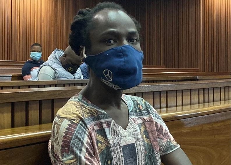 Julius Lucas, the man found guilty of murdering Matwetwe actor Sibusiso Khwinana, appear in the Gauteng High Court in Pretoria.  News24/ Alex Mitchley