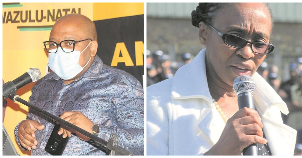 LEFT: ANC Musa Dladla regional chairperson, Mdu Mhlongo. RIGHT: ANC MP, Thembeka Mchunu. PHOTO: facebook