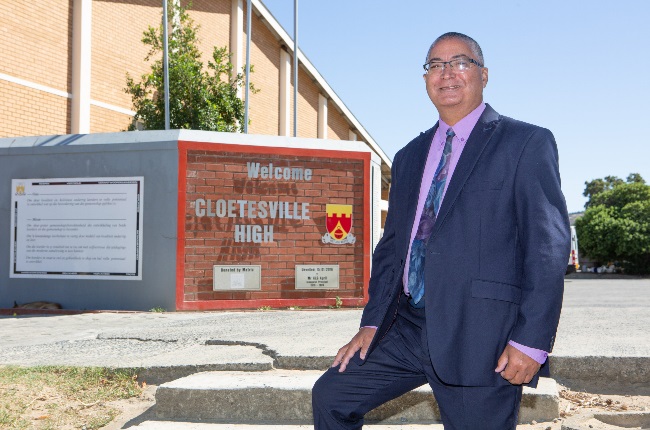 Dorian Meyer, headmaster at Cloetesville High School in Stellenbosch, says he’s never encountered such disrespectful learners. (PHOTO: Misha Jordaan)
