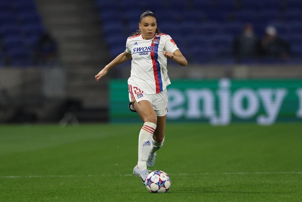 Delphine Cascarino will lead Lyonnais in the Champions League final. Photo: Jonathan Moscrop/Getty Images