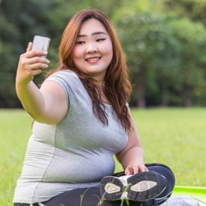 Overweight teenager from Shutterstock