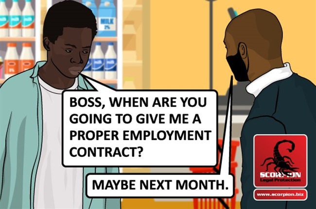 Must I get an employment contract?