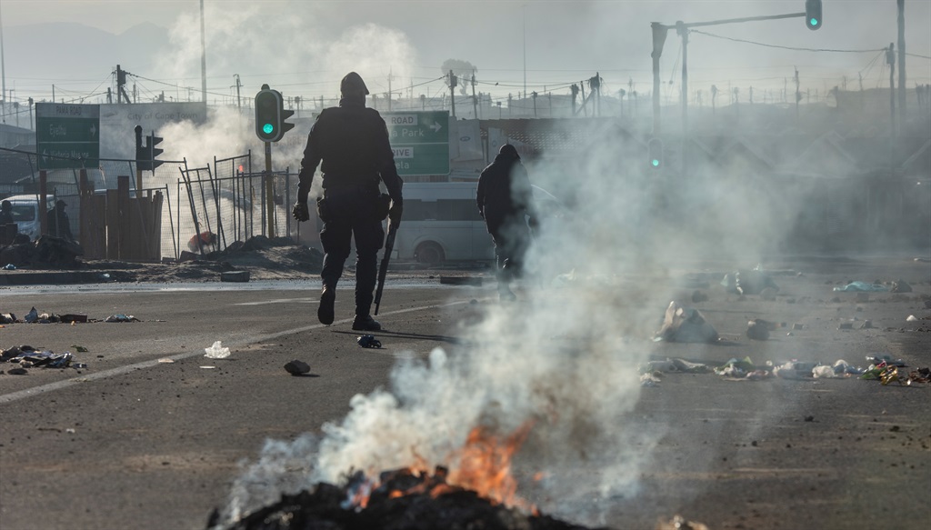 CAPE TOWN, SOUTH AFRICA - JUNE 16: Police and Law 