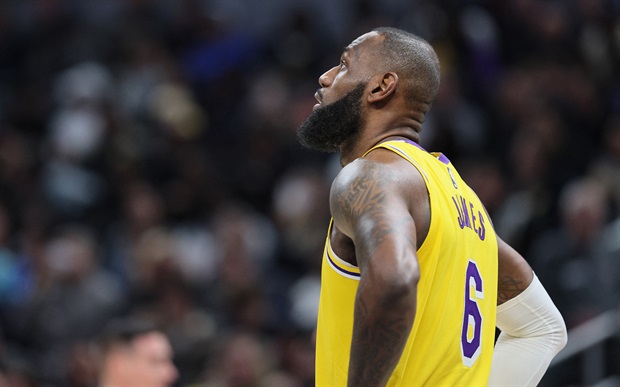 <p></p><p>If LeBron beats the all-time scoring record against OKC, he would have achieved the mark in 150 fewer games than Kareem. Both managed it in 20 NBA seasons, ironically, both as Lakers players at the time.</p><p>(Photo by Andy Lyons/Getty Images via AFP)</p>