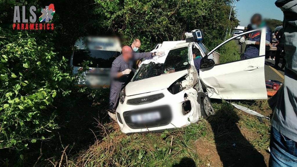 Thirteen people sustained injuries following a crash in Durban on Saturday.