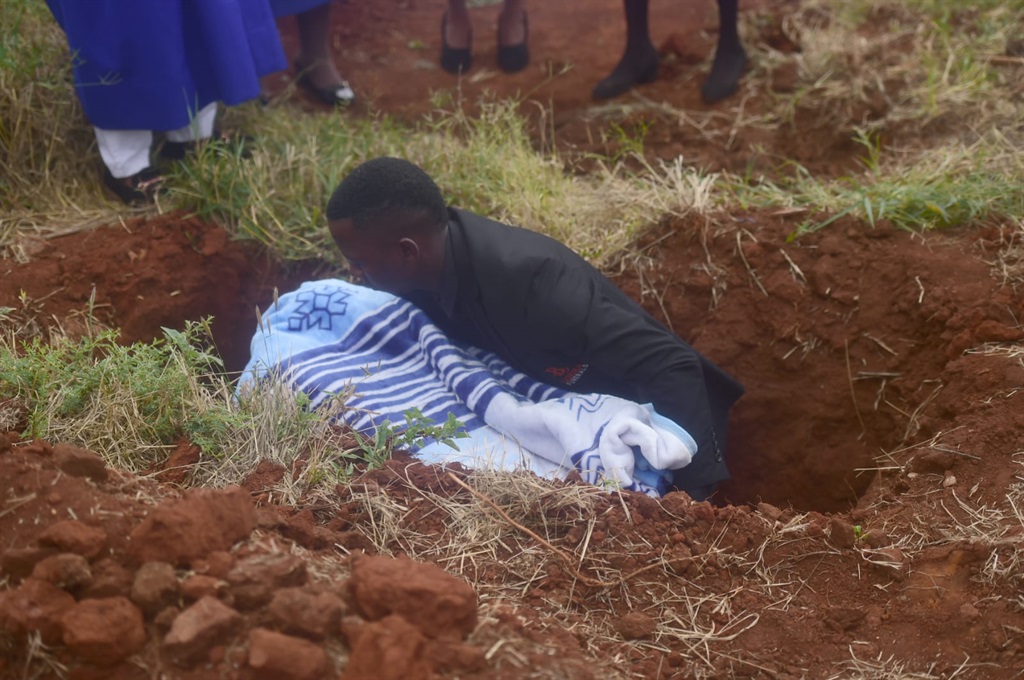 Baby Kutlwano Kganyago was buried at Kgabalatsane
