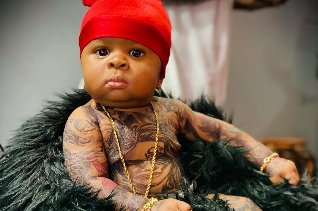 Tattoo-obsessed mom criticised for inking her one-year-old from head to toe - News24