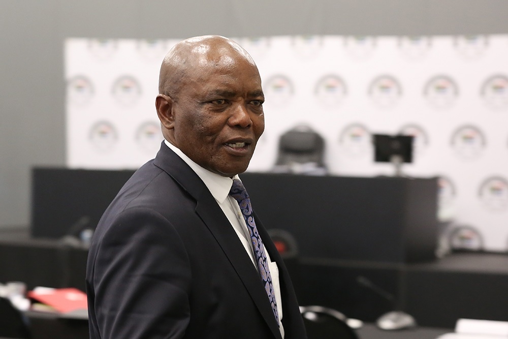 Senior government official Bruce Koloane during his testimony at the commission of inquiry into state capture. Picture: Gallo Images