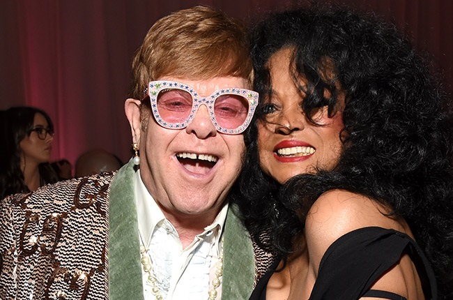 Sir Elton John and Diana Ross.