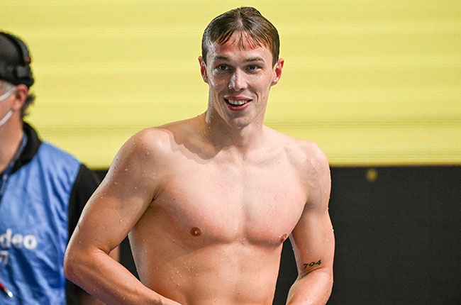 Australian swimmer Zac Stubblety-Cook. (Photo by Brenton Edwards/ AFP)