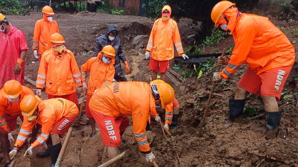 India's National Disaster Response Force personnel