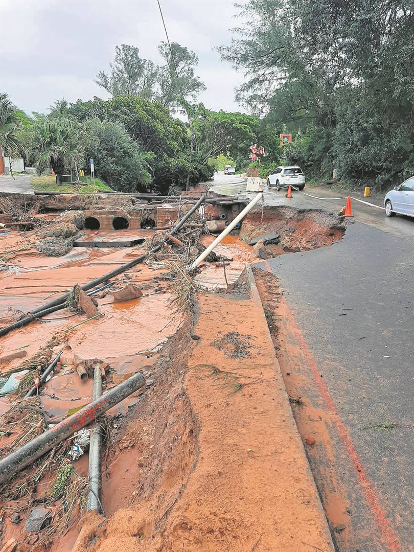 The damage caused by floods in the province.