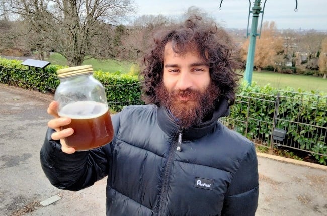 Harry Matadeen says drinking his own aged urine helped him through depression and is the secret weapon for ageing gracefully. (PHOTO: Facebook/Harry Matadeen)