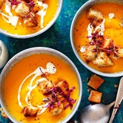 Sweet potato and pumpkin soup