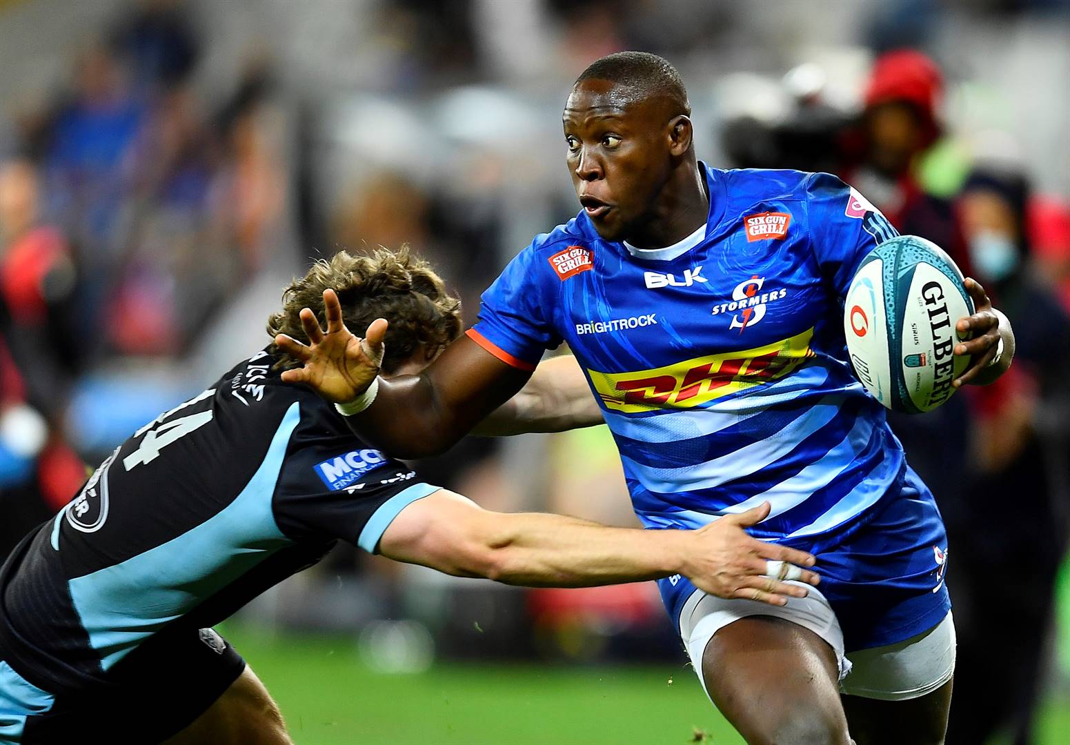 Nama Xaba earlier in the season for the Stormers in action against the Glasgow Warriors. Photo: Gallo Images
