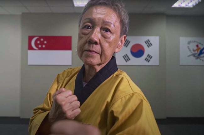 Linda Sim, 67, a Catholic nun from Singapore, is the new world taekwondo champion.