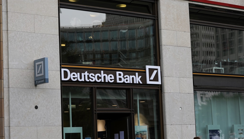 Deutsche Bank sign is seen on August 24, 2020 in Berlin, Germany. Germany is carefully lifting lockdown measures nationwide in an attempt to raise economic activity. (Photo by Jeremy Moeller/Getty Images)