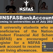 #NSFASBankAccount coming to universities as of July 2023.