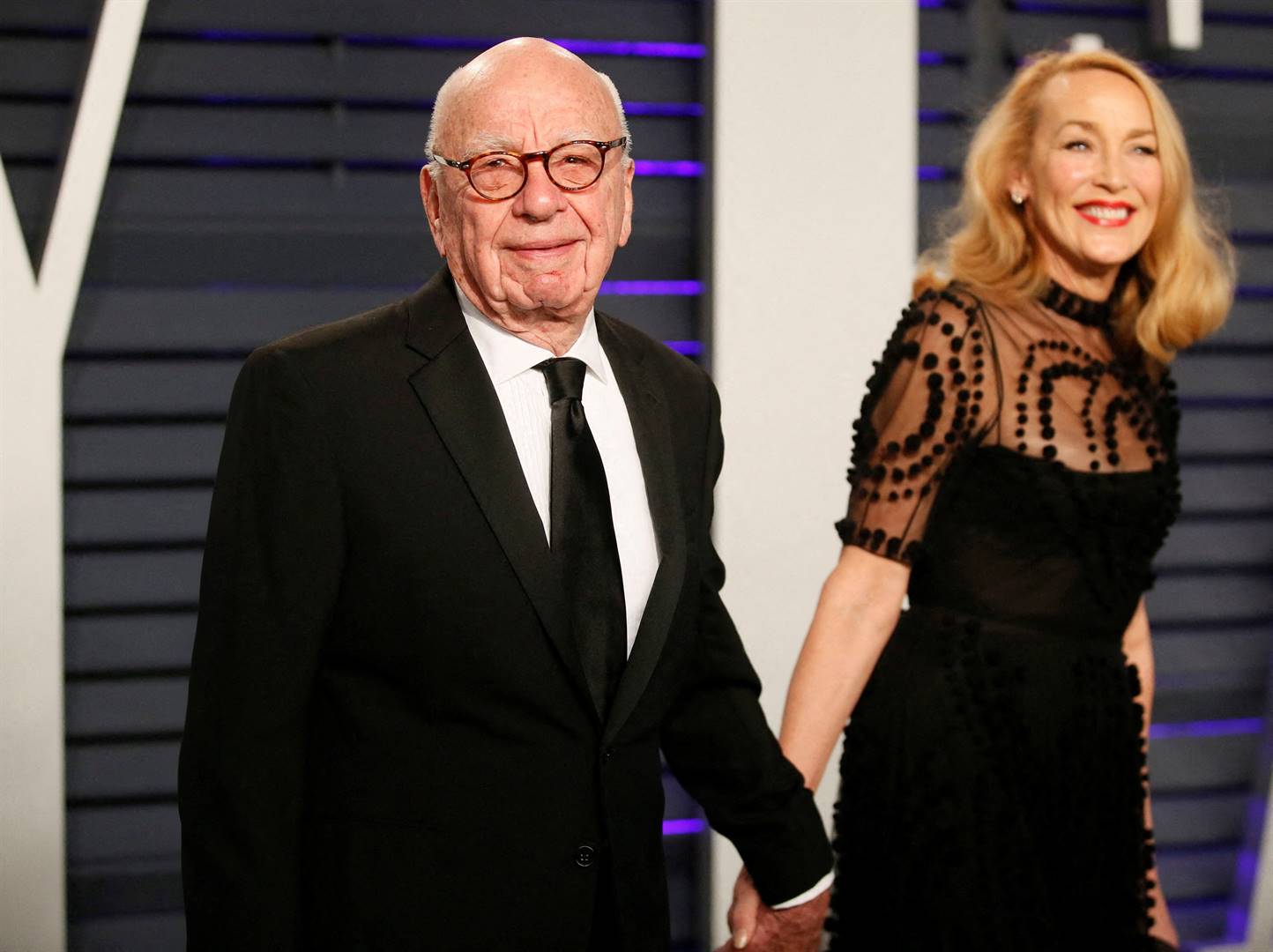 Rupert Murdoch en Jerry Hall in 2019. Foto: Reuters