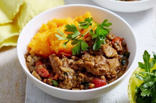 Chicken and lentil casserole | You